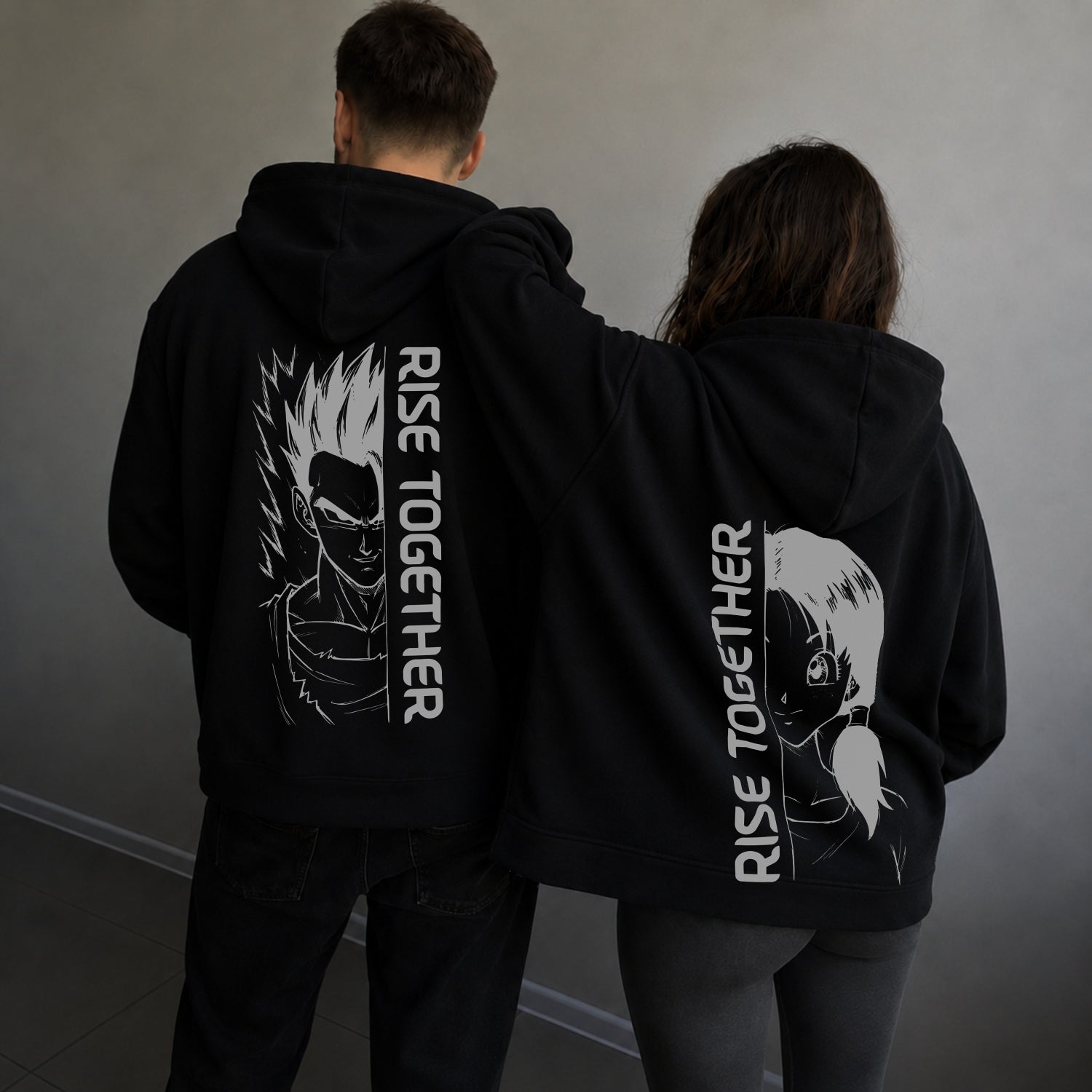 Rise Together Couple Hoodie