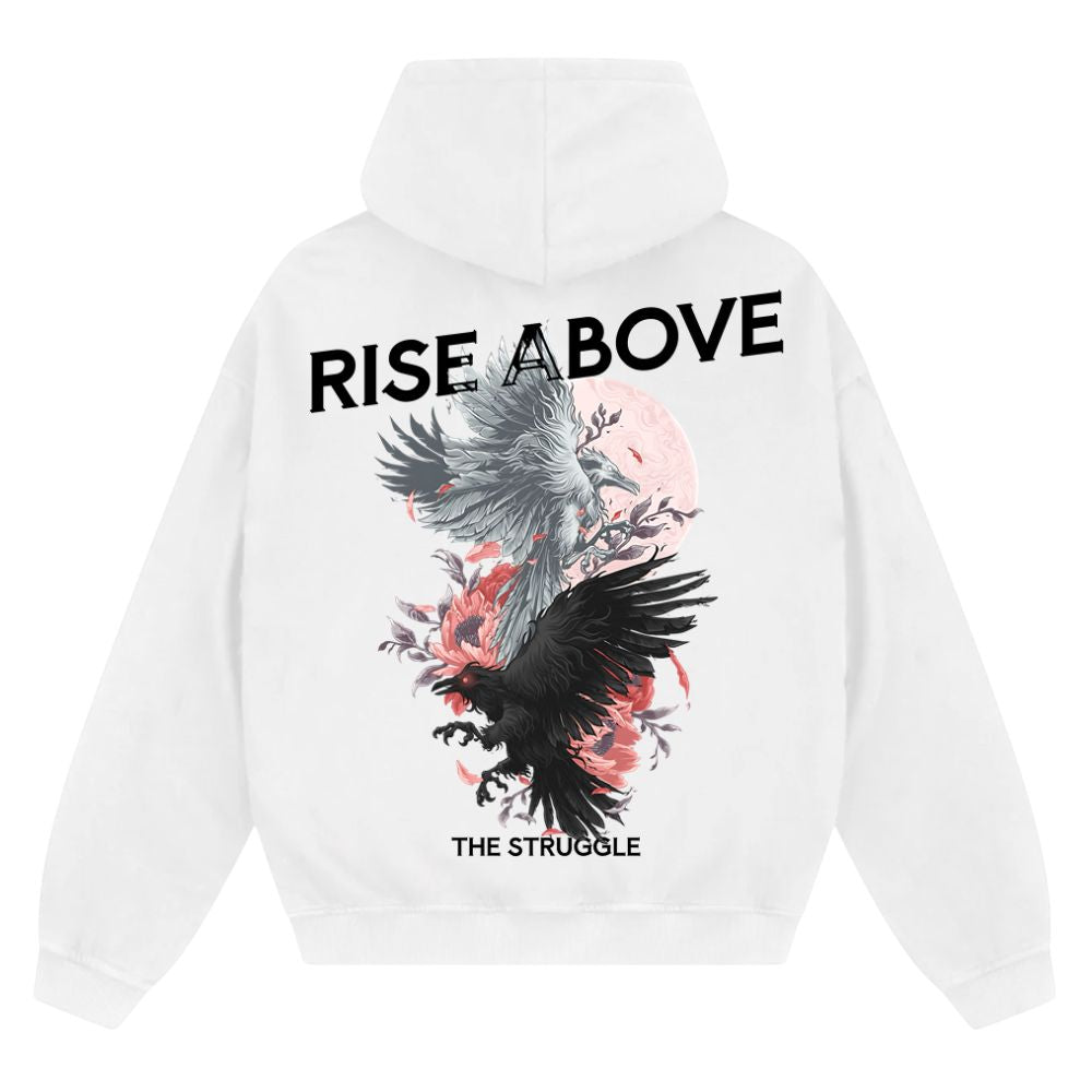 Rise Above Oversize Zipper Hoodie