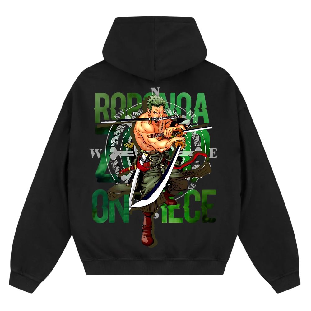 Rorona Zoro Oversize Zipper Hoodie