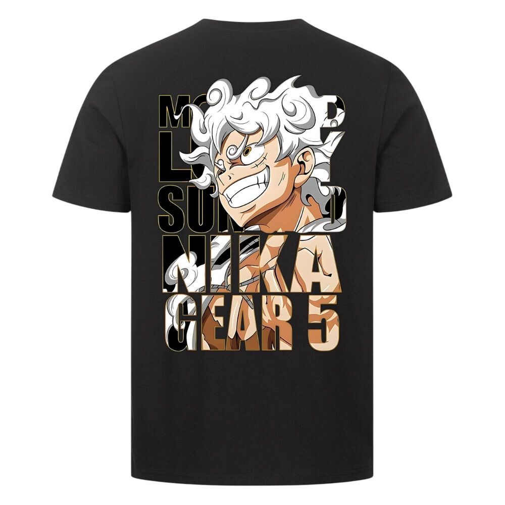 GEAR 5 PREMIUM SHIRT (BACKPRINT), Schwarz / XS
