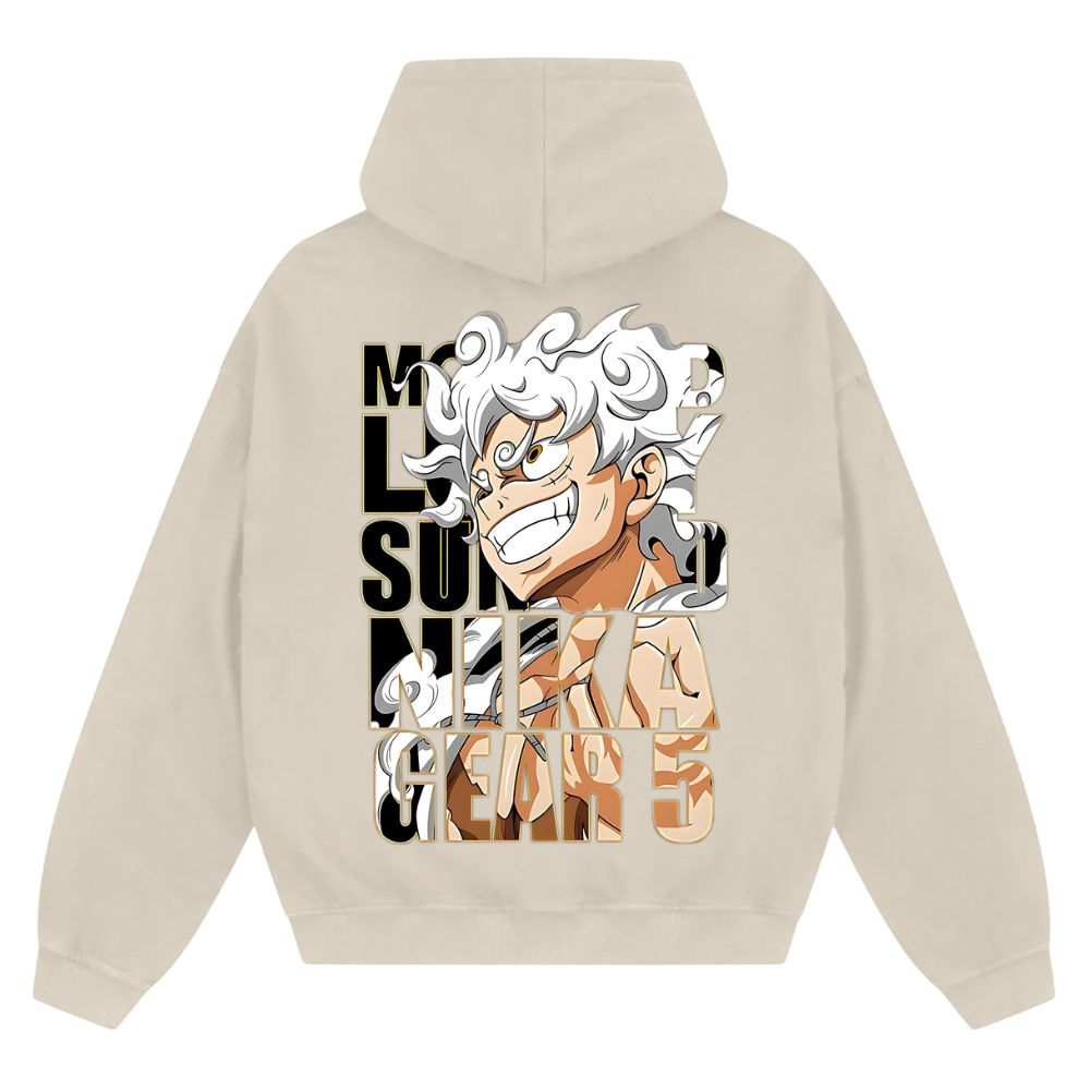 Ruffy Gear 5 Oversize Zipper Hoodie