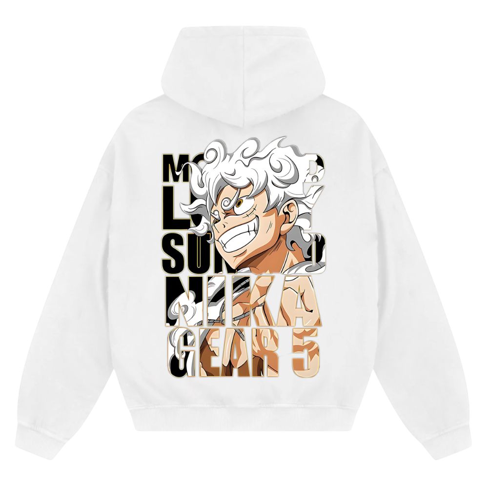 Ruffy Gear 5 Oversize Zipper Hoodie