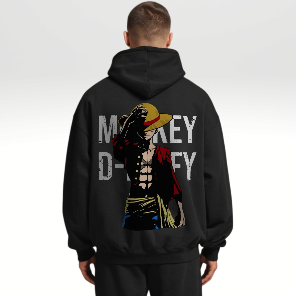 Ruffy Oversize Hoodie