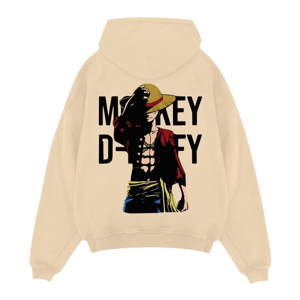 Ruffy Oversize Hoodie