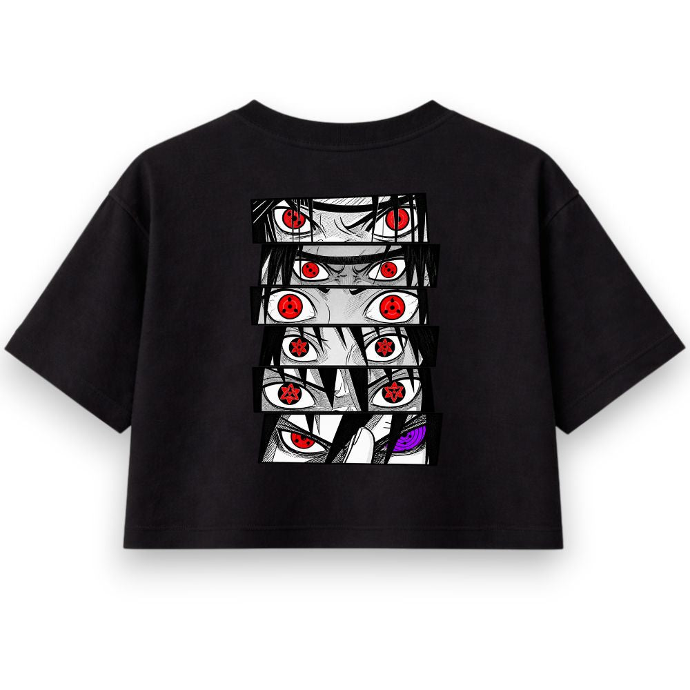 Sharingan Evolution Oversize Crop Top