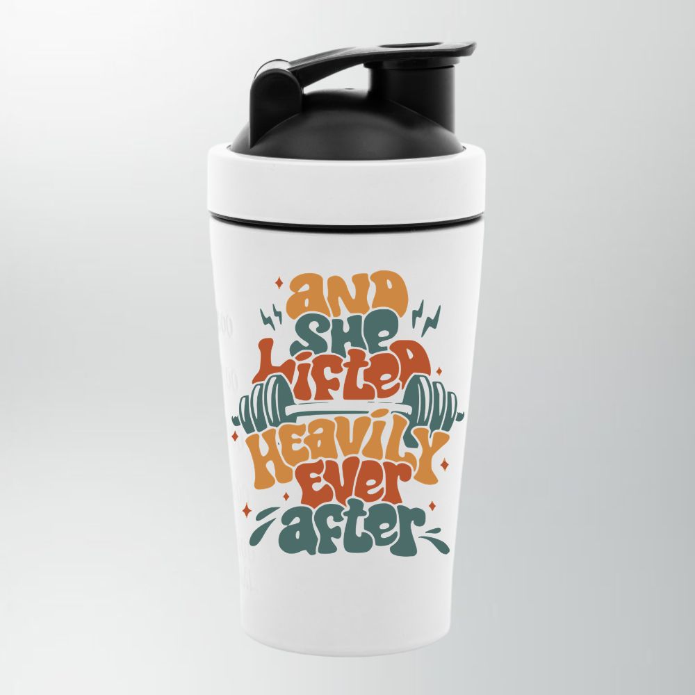 And She Lifted Heavily Ever After Edelstahl Shaker