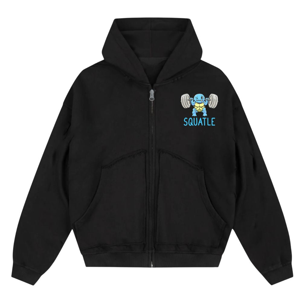 Squatle Oversize Zipper Hoodie