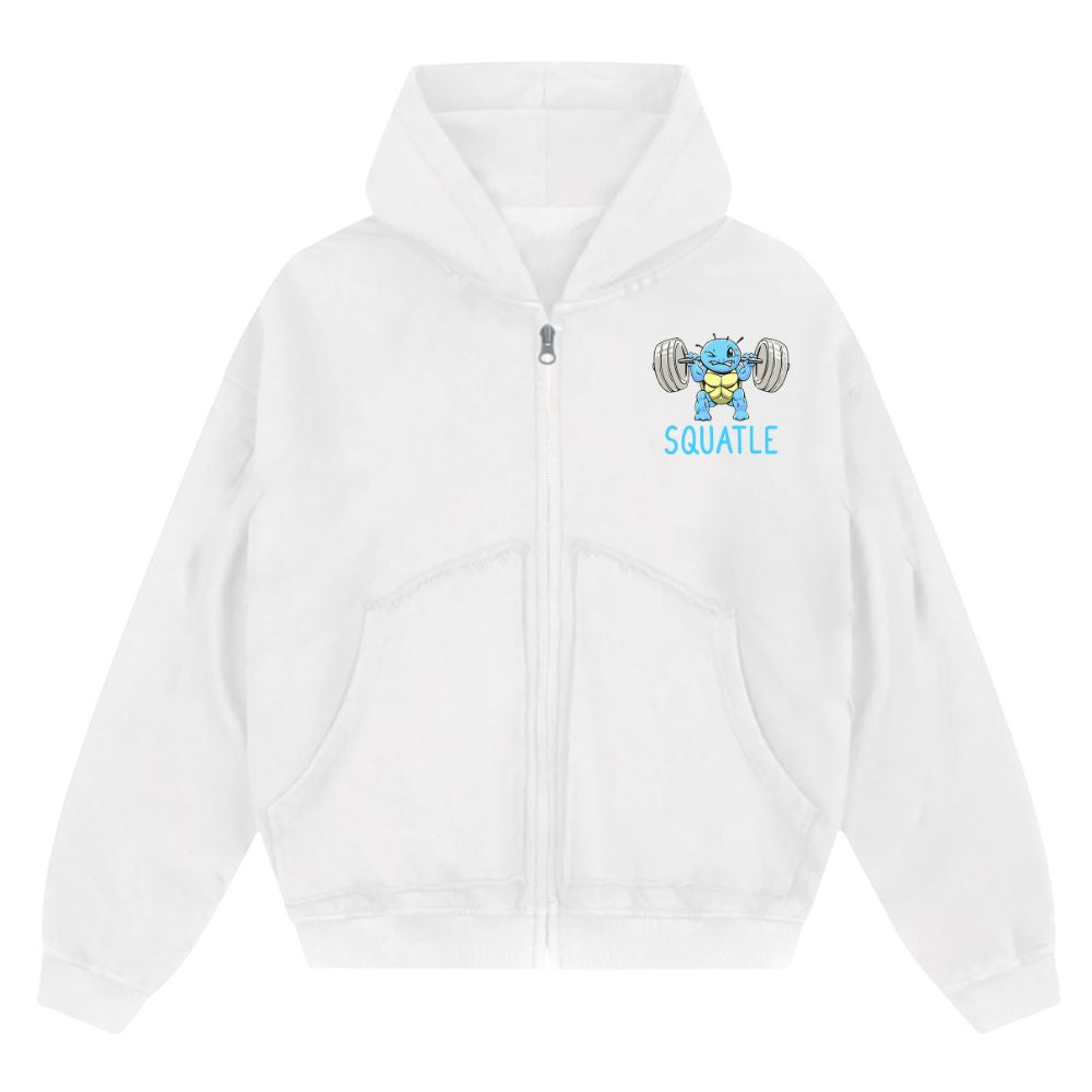 Squatle Oversize Zipper Hoodie