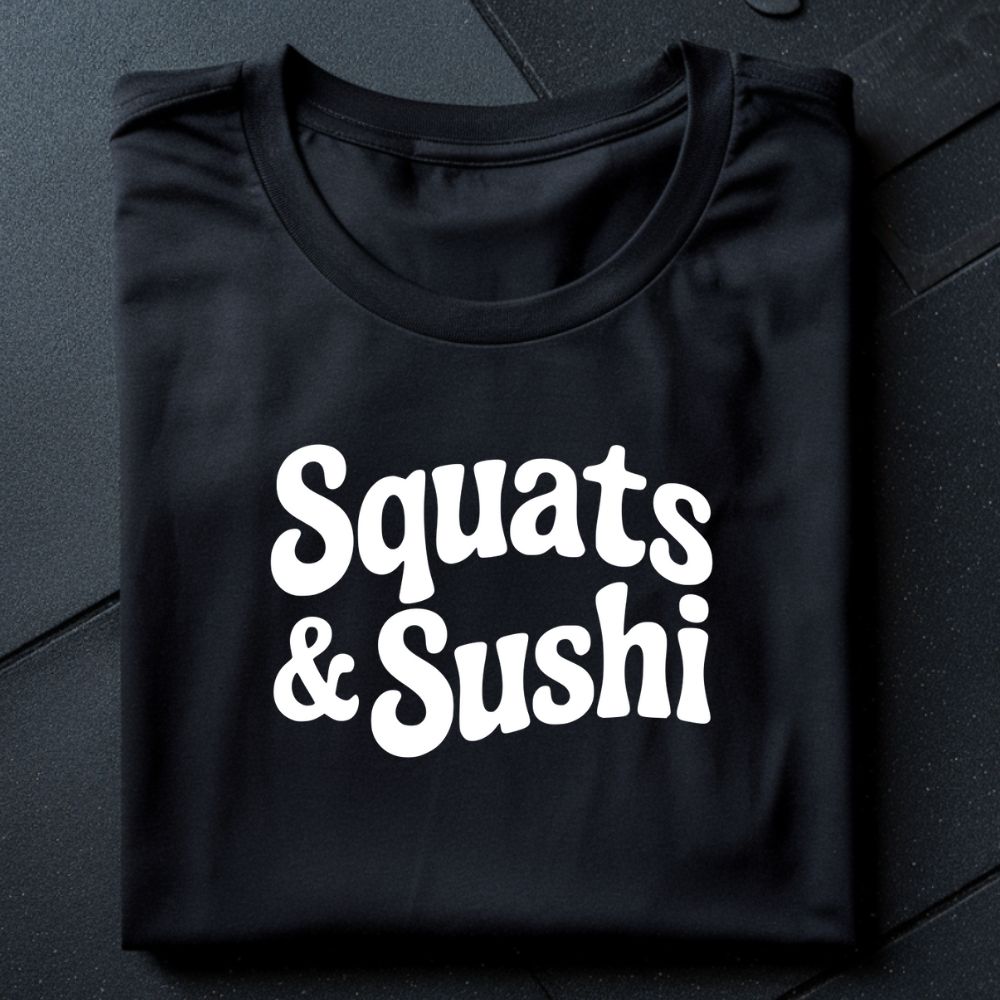 SQUATS & SUSHI OVERSIZE SHIRT