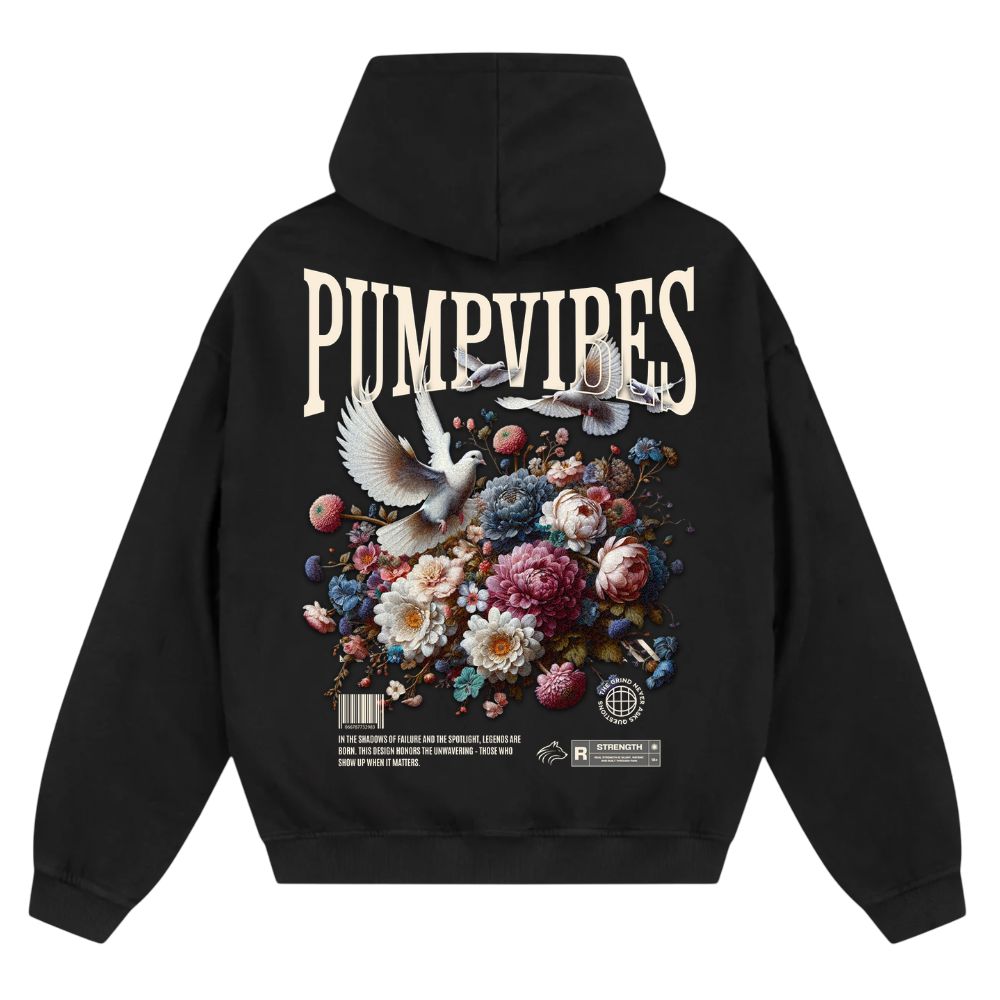 Strength Oversize Zipper Hoodie