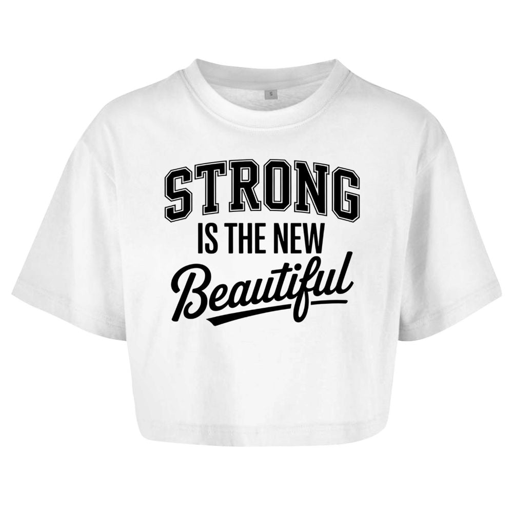 Strong Is The New Beautiful Oversize Crop Top