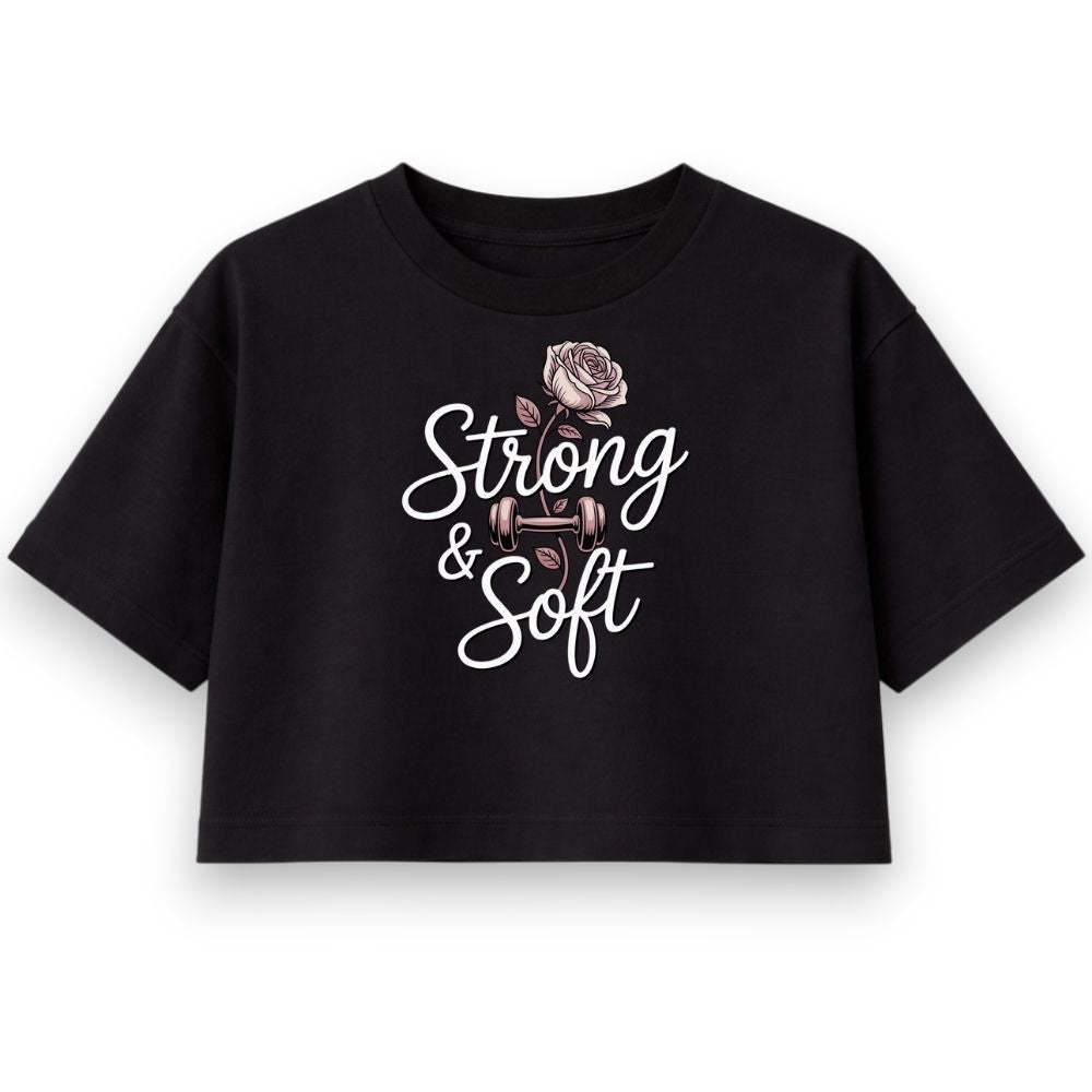 Strong And Soft Oversize Crop Top