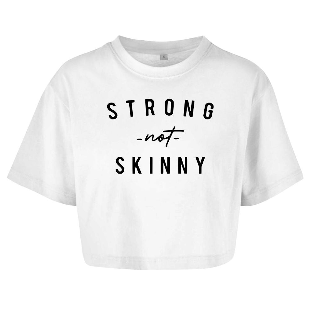 Strong Not Skinny Oversize Crop Top