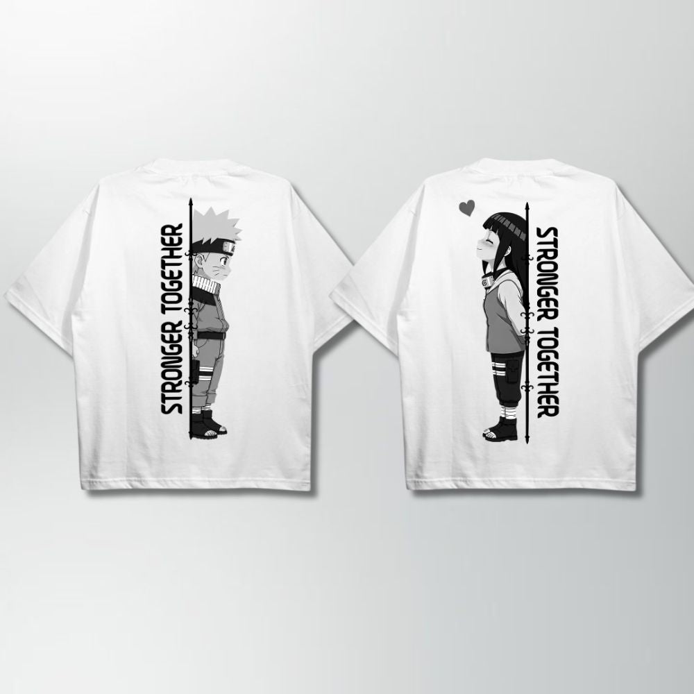 Stronger Together Couple Oversize Shirt