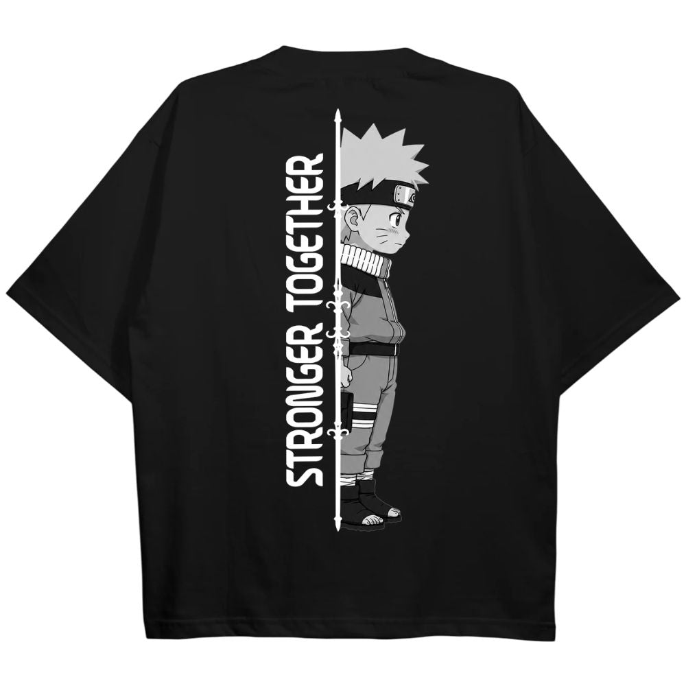 Stronger Together Naruto Oversize Shirt