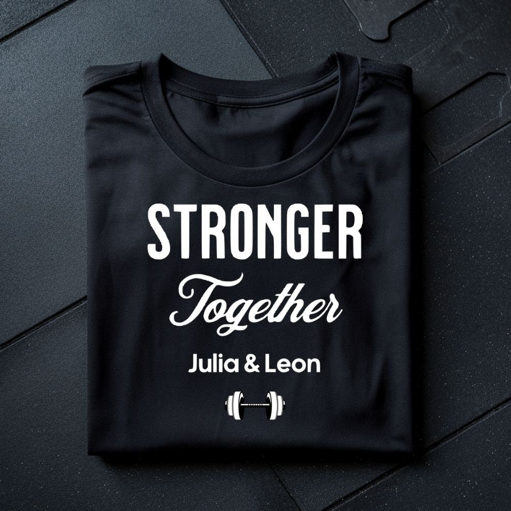 STRONGER TOGETHER OVERSIZE SHIRT PERSONALISIERT