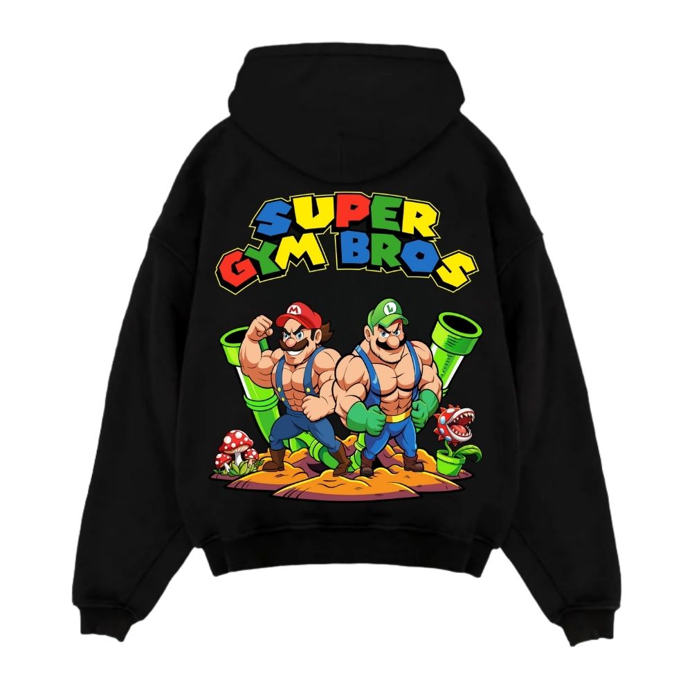Super Gym Bros Oversize Hoodie
