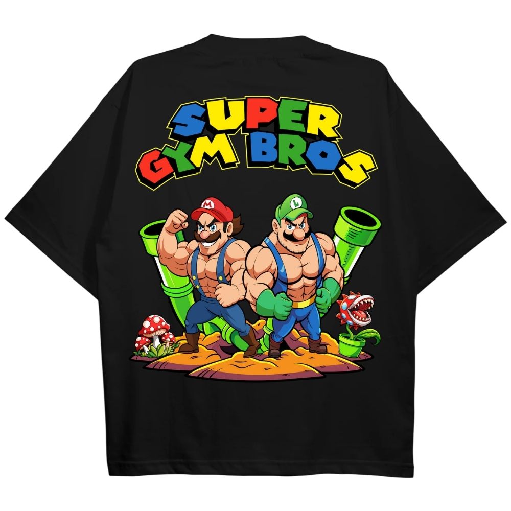 Super Gym Bros Oversize Shirt