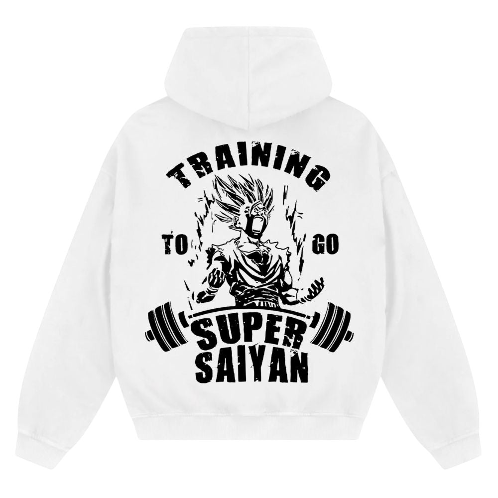 Super Saiyan Oversize Zipper Hoodie