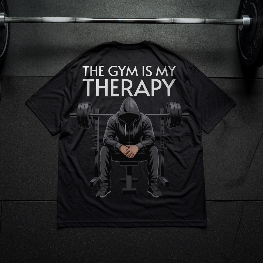The Gym Is My Therapy Oversize Shirt
