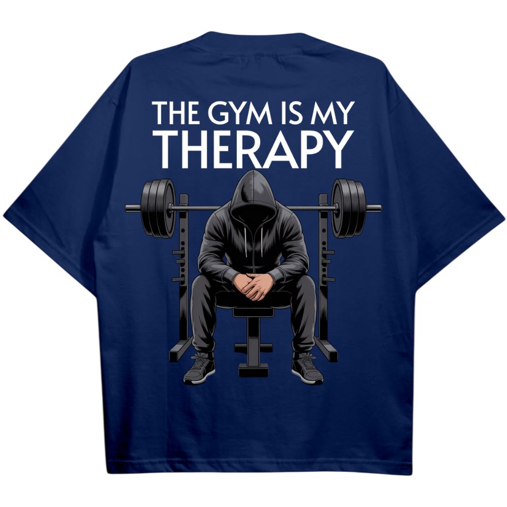 The Gym Is My Therapy Oversize Shirt