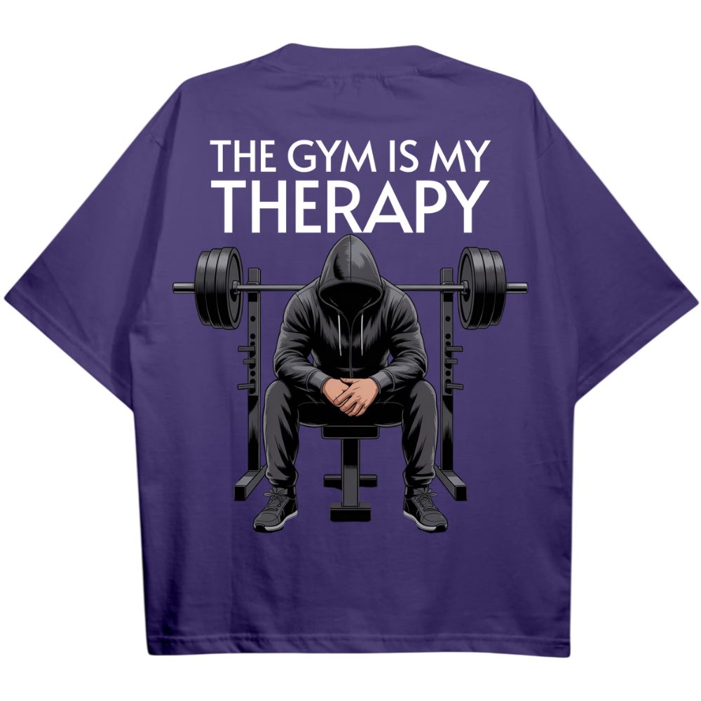 The Gym Is My Therapy Oversize Shirt
