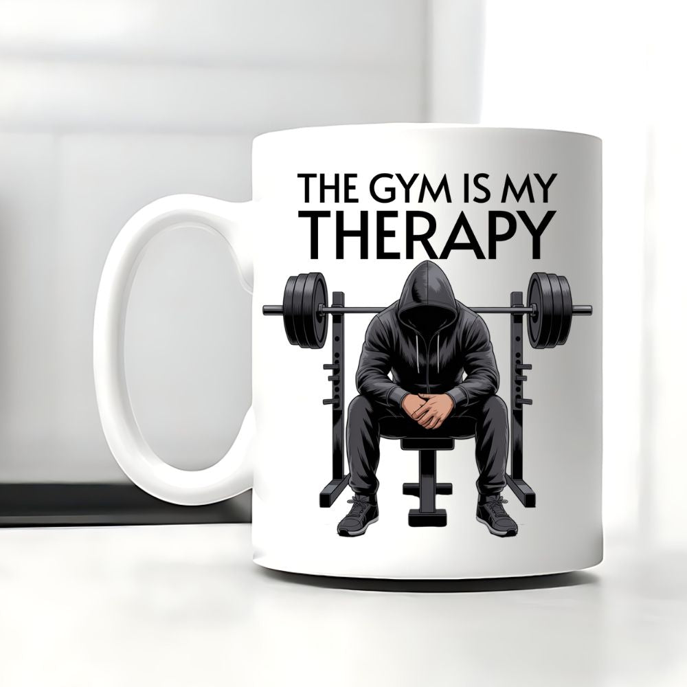 The Gym Is My Therapy Tasse