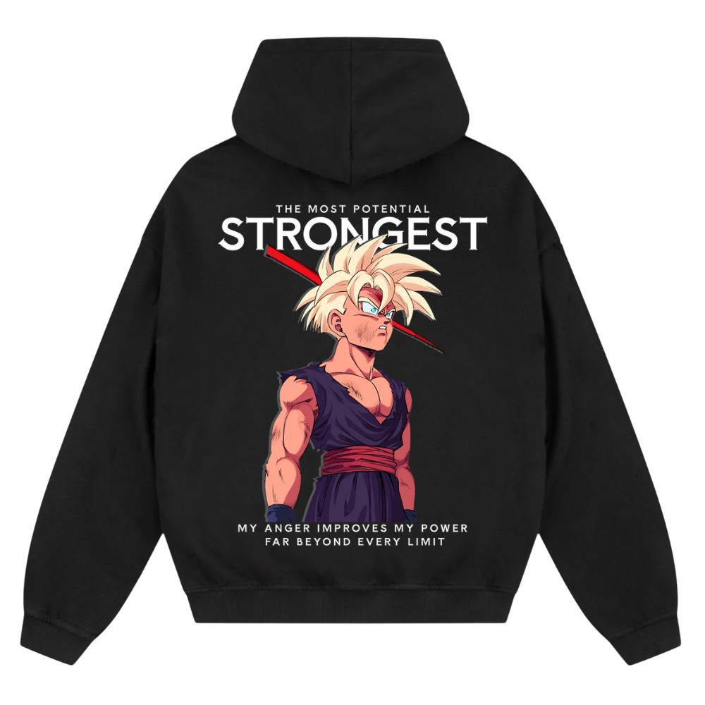 The Strongest Oversize Zipper Hoodie