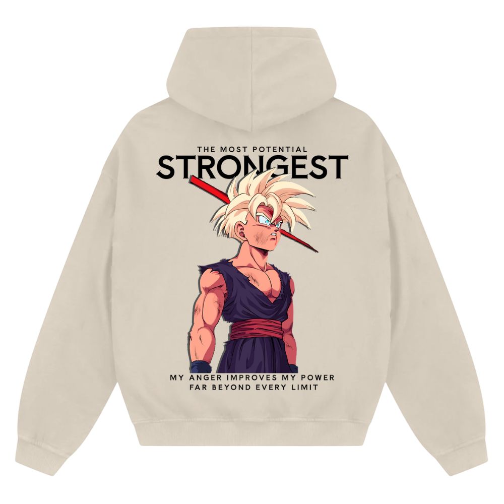 The Strongest Oversize Zipper Hoodie
