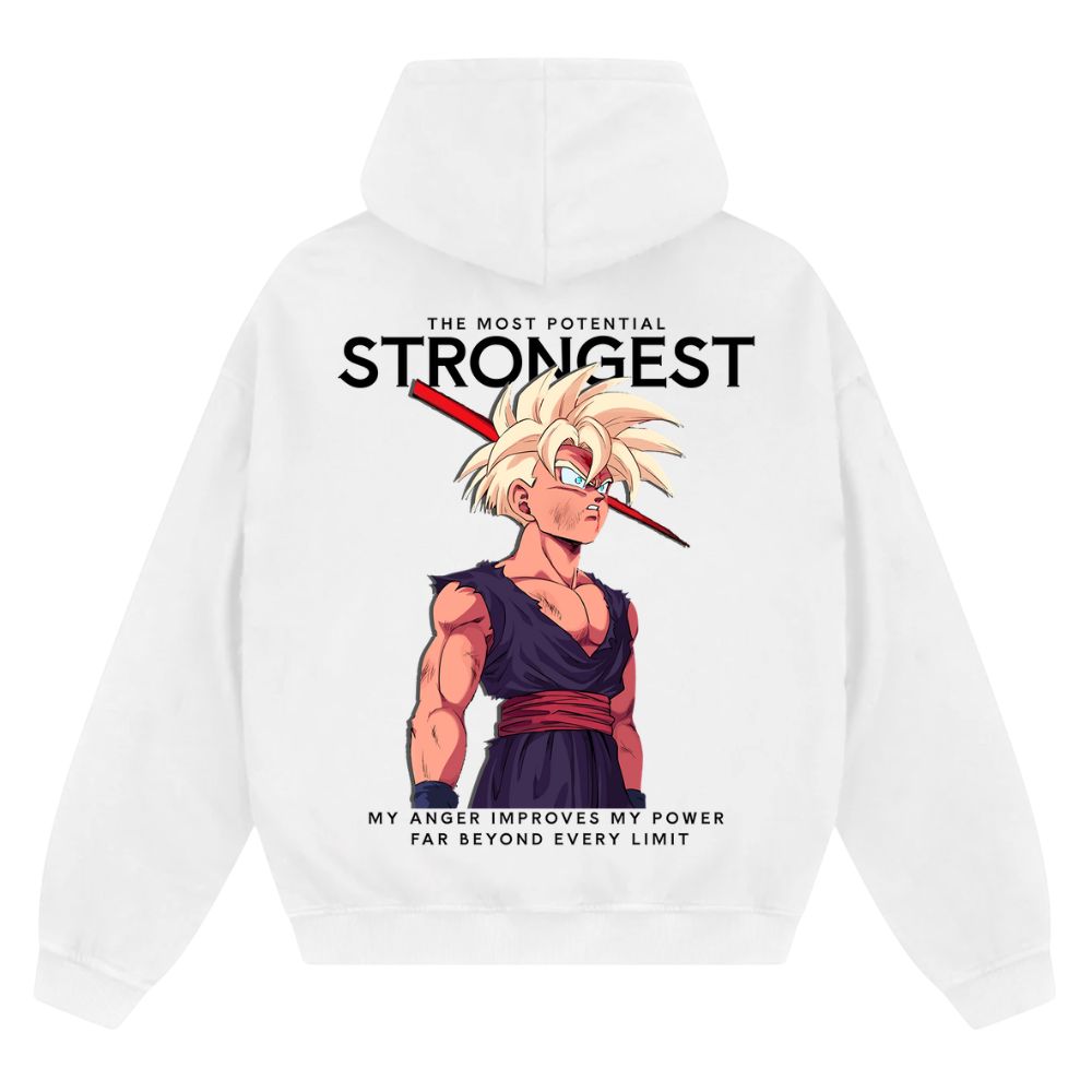 The Strongest Oversize Zipper Hoodie