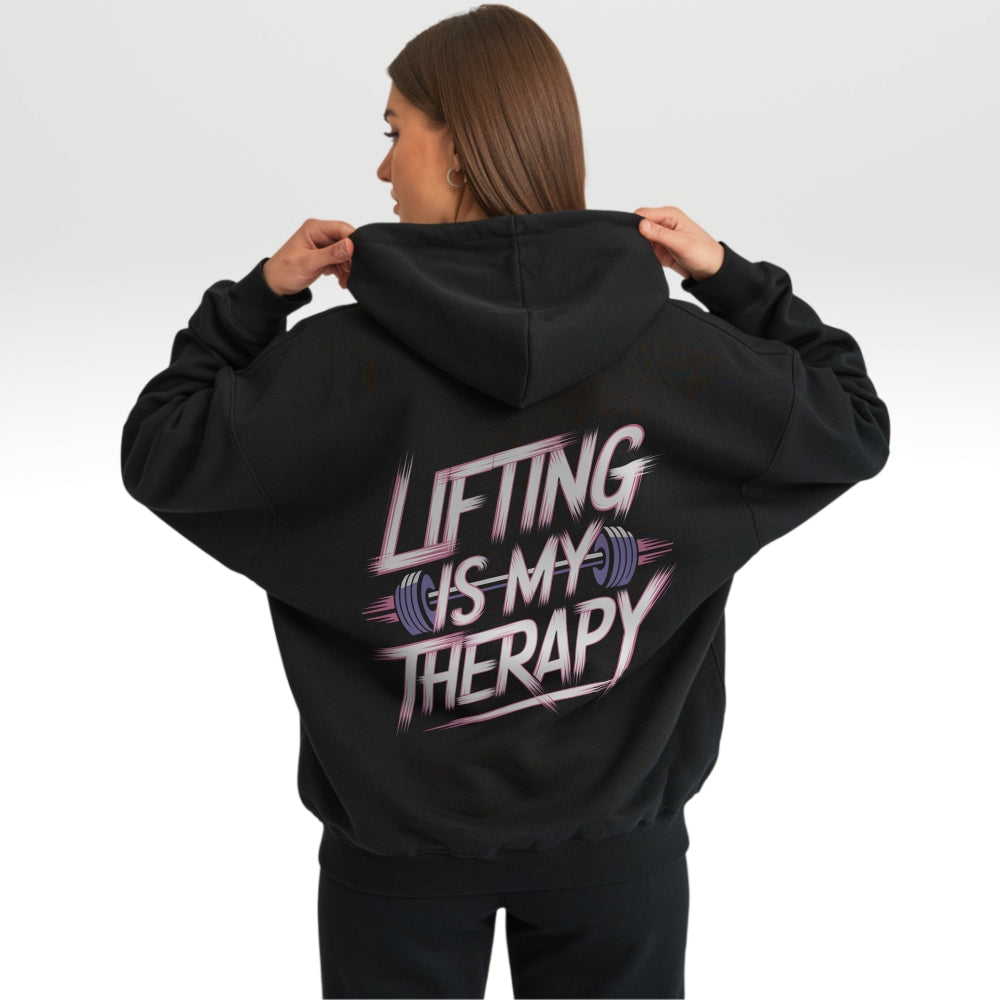 Lifting Is My Therapy Oversize Hoodie