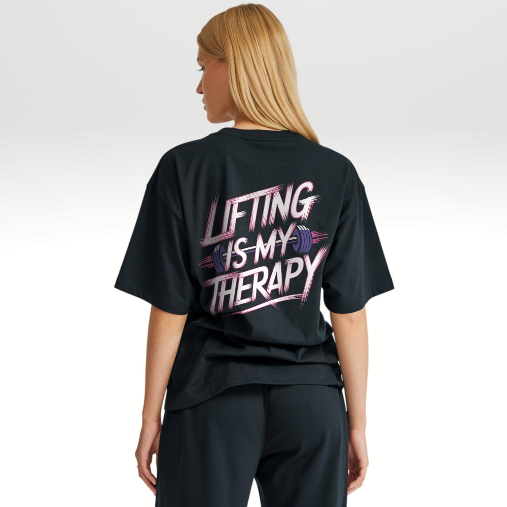 Lifting Is My Therapy Oversize Shirt