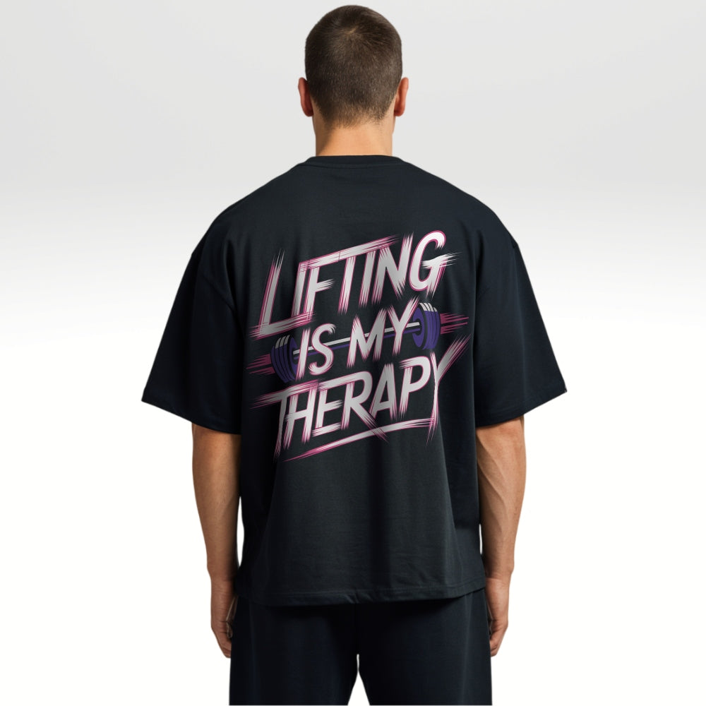 Lifting Is My Therapy Oversize Shirt