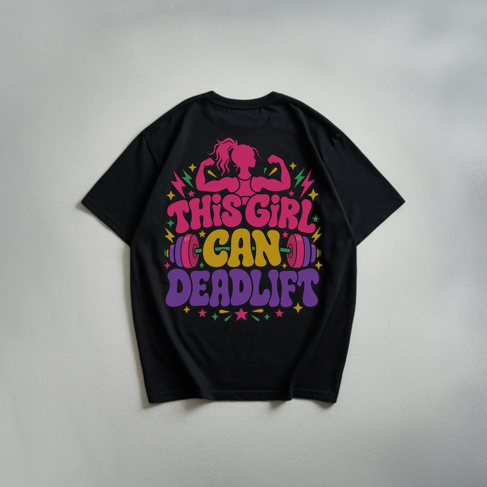 This Girl Can Deadlift Oversize Shirt