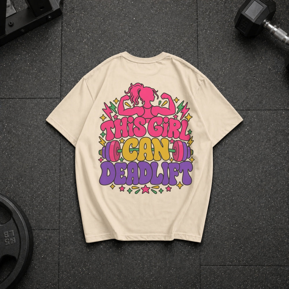 This Girl Can Deadlift Oversize Shirt