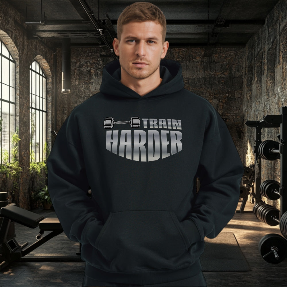 Train Harder Oversize Hoodie