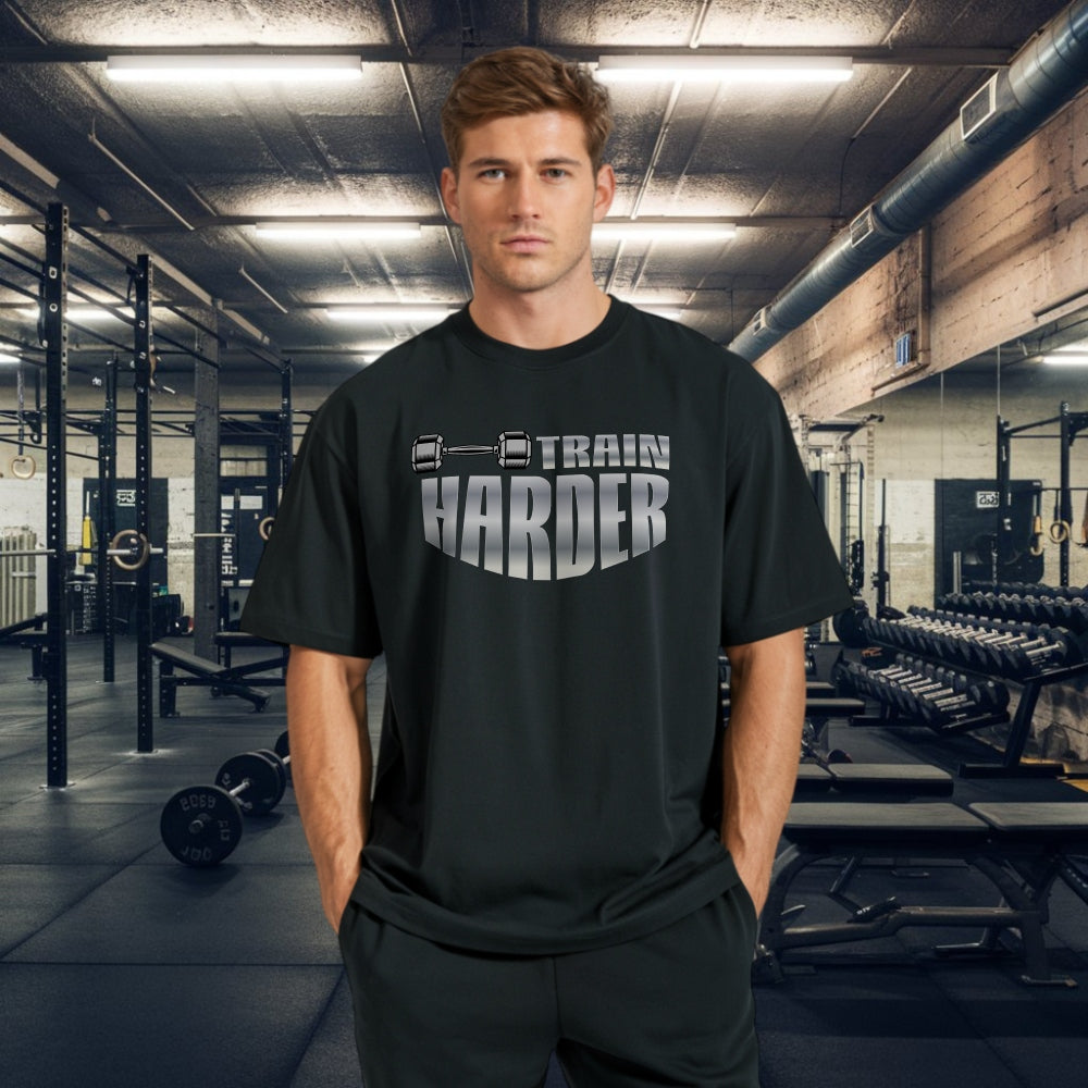 Train Harder Oversize Shirt