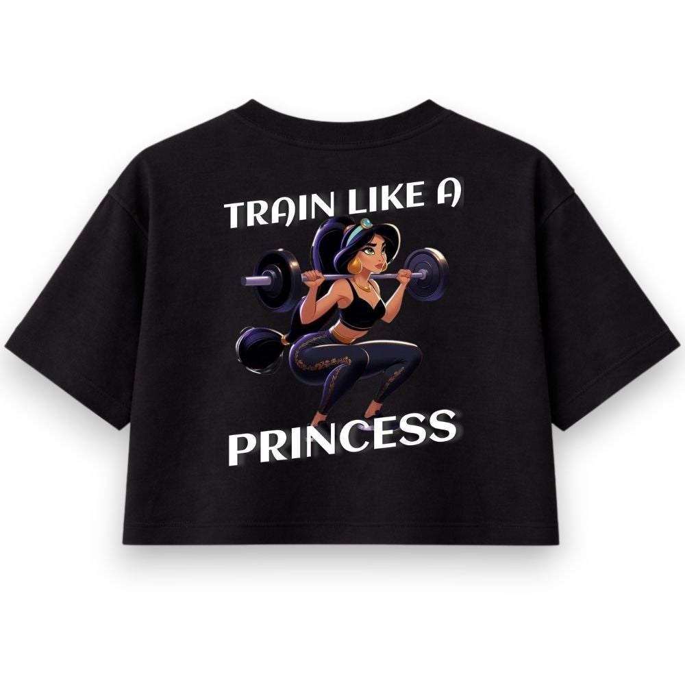 Train Like A Princess Oversize Crop Top