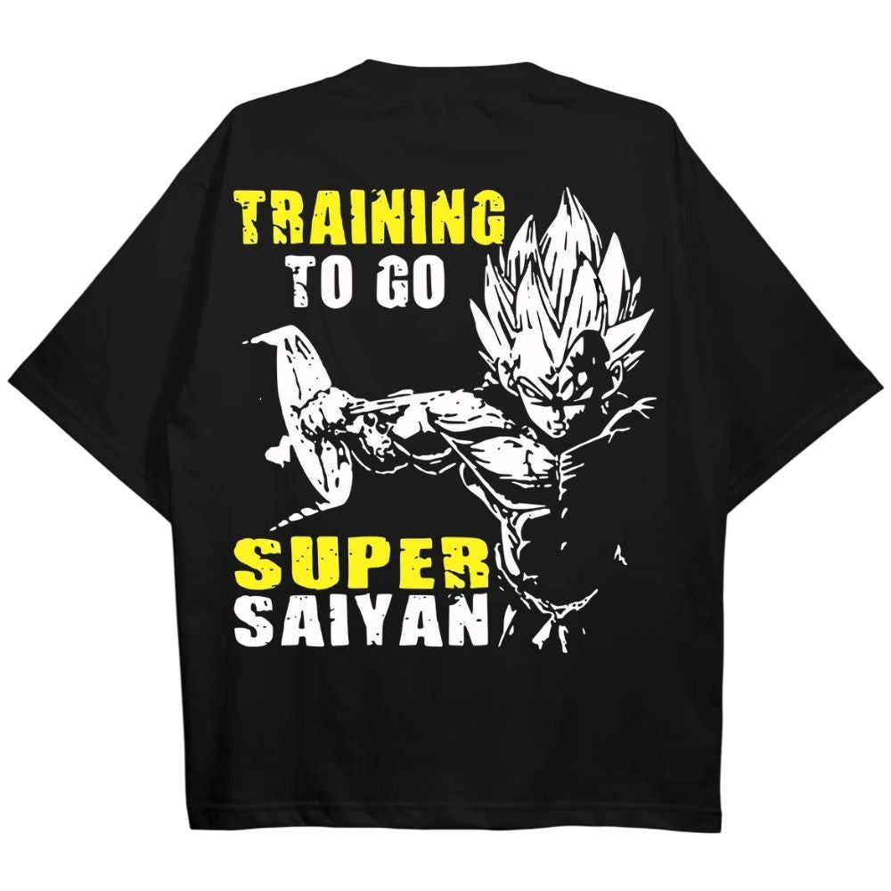 Training To Go To Super Saiyan Oversize Shirt