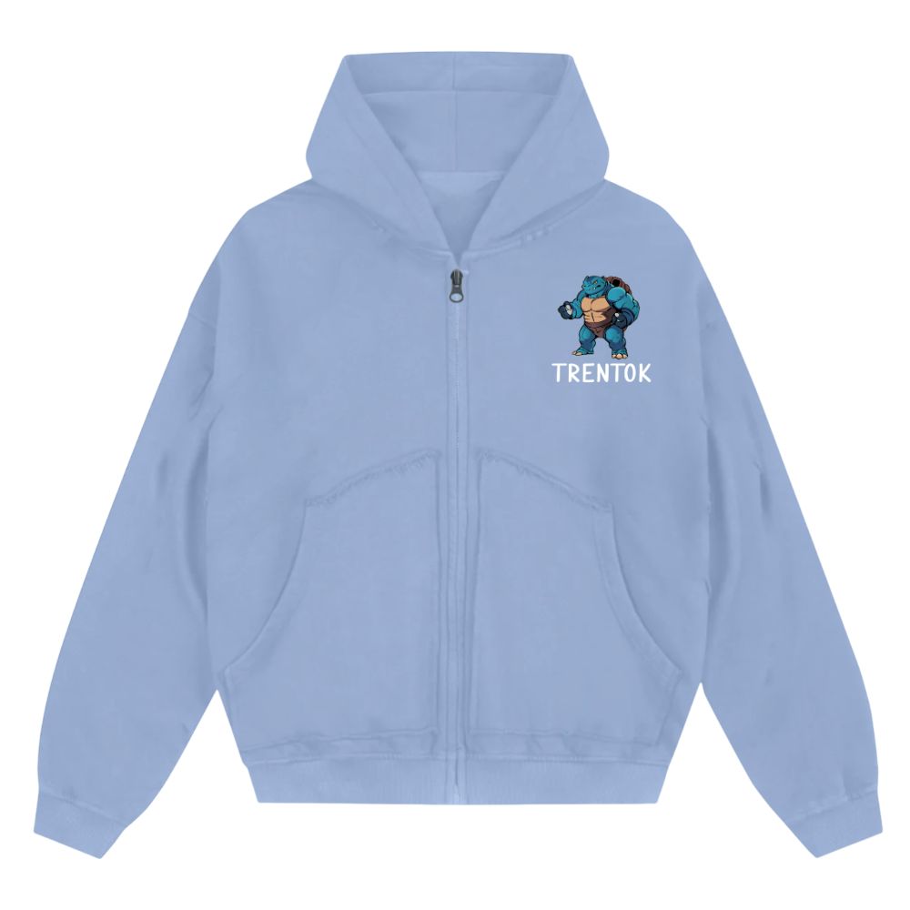 Trentok Oversize Zipper Hoodie