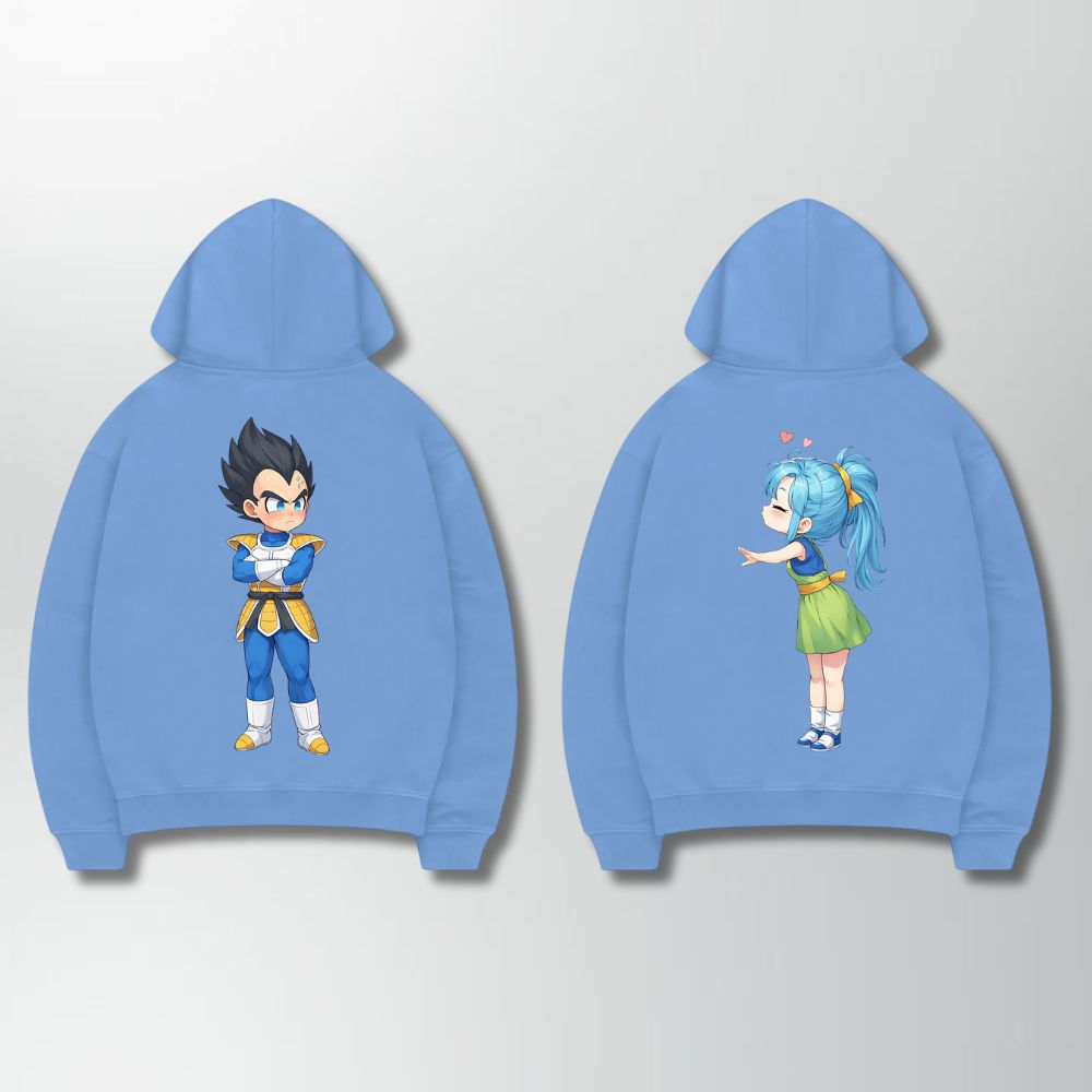 Vegeta Bulma Couple Hoodie