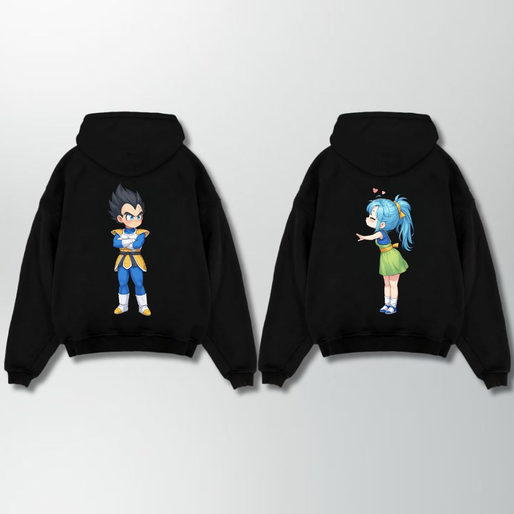 Vegeta Bulma Oversize Hoodie
