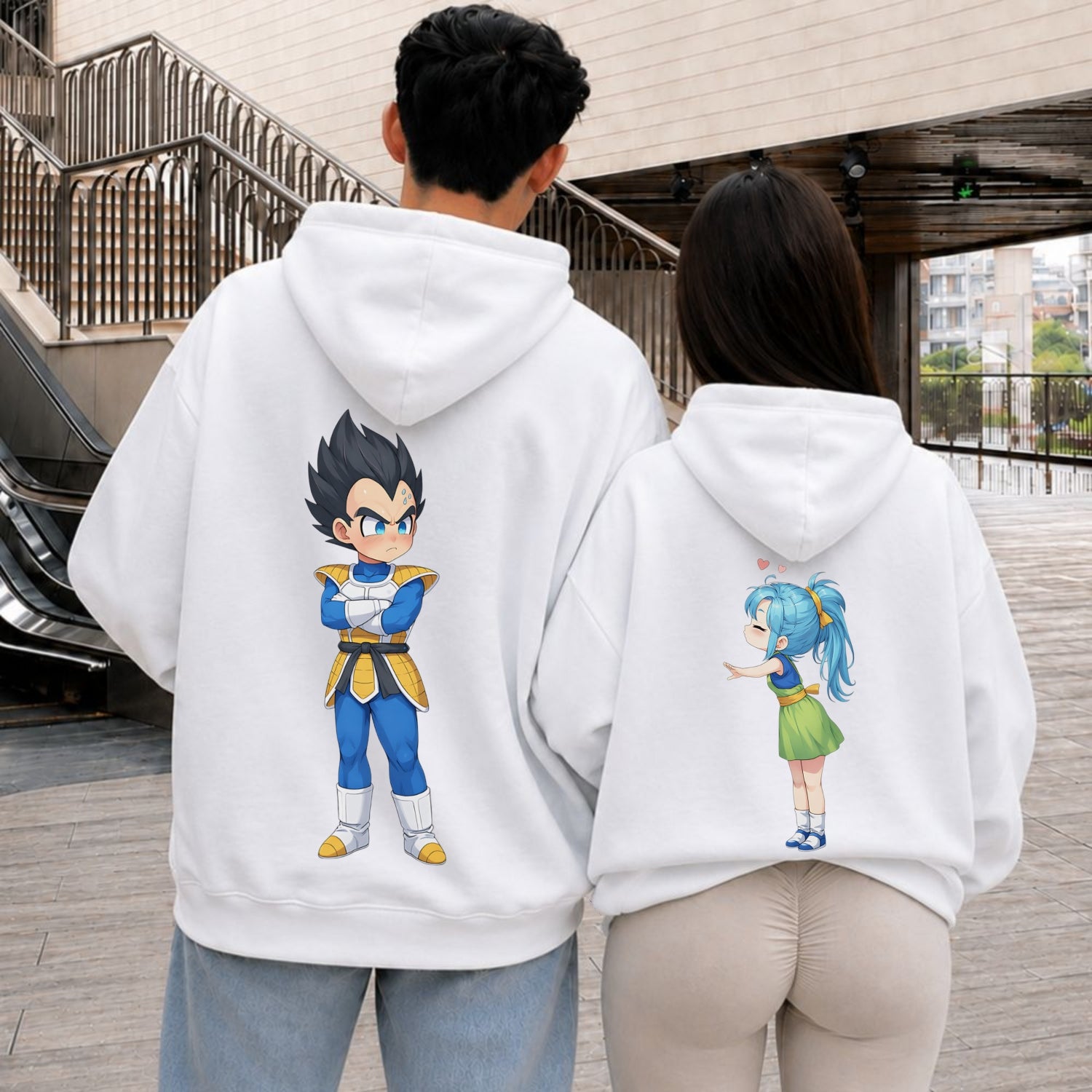 Vegeta Bulma Couple Hoodie