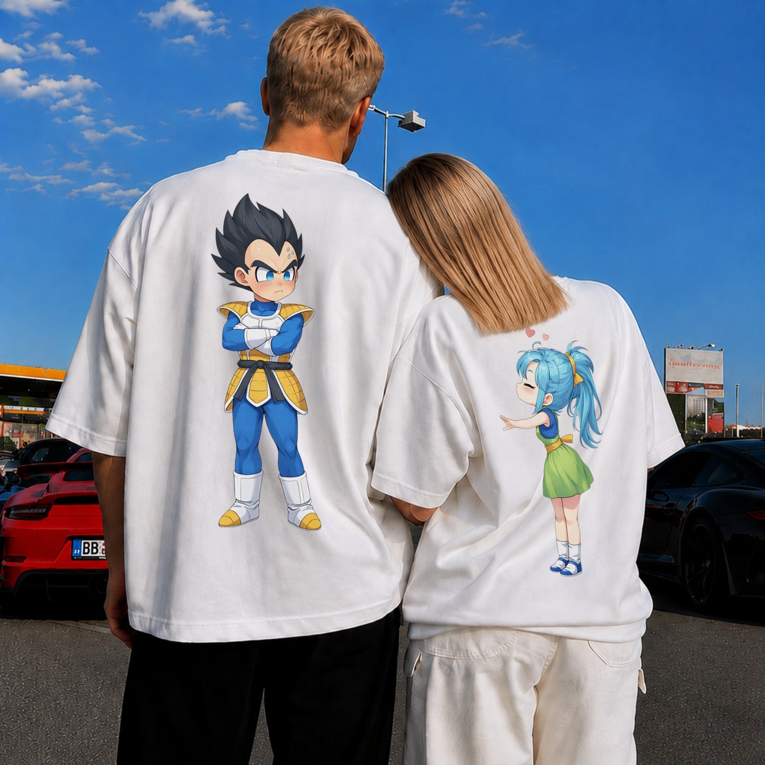 Vegeta Bulma Oversize Shirt