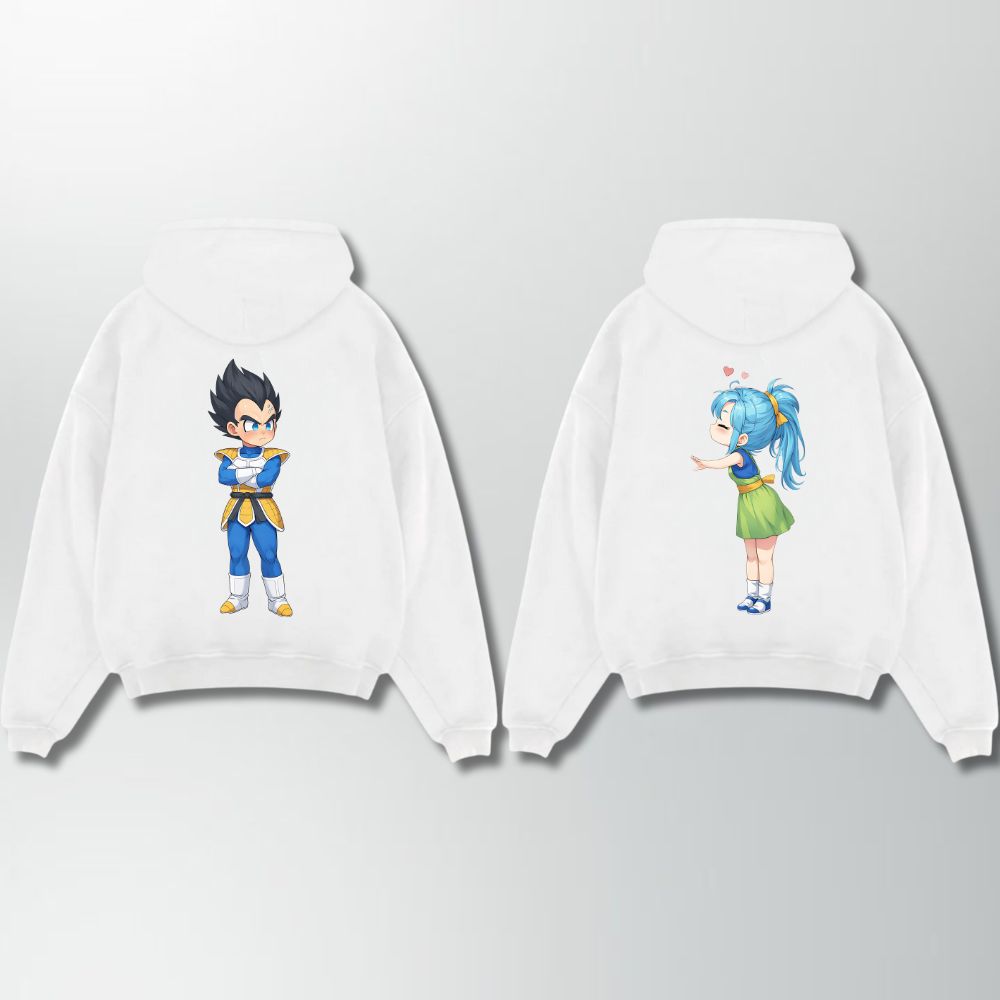 Vegeta Bulma Oversize Hoodie