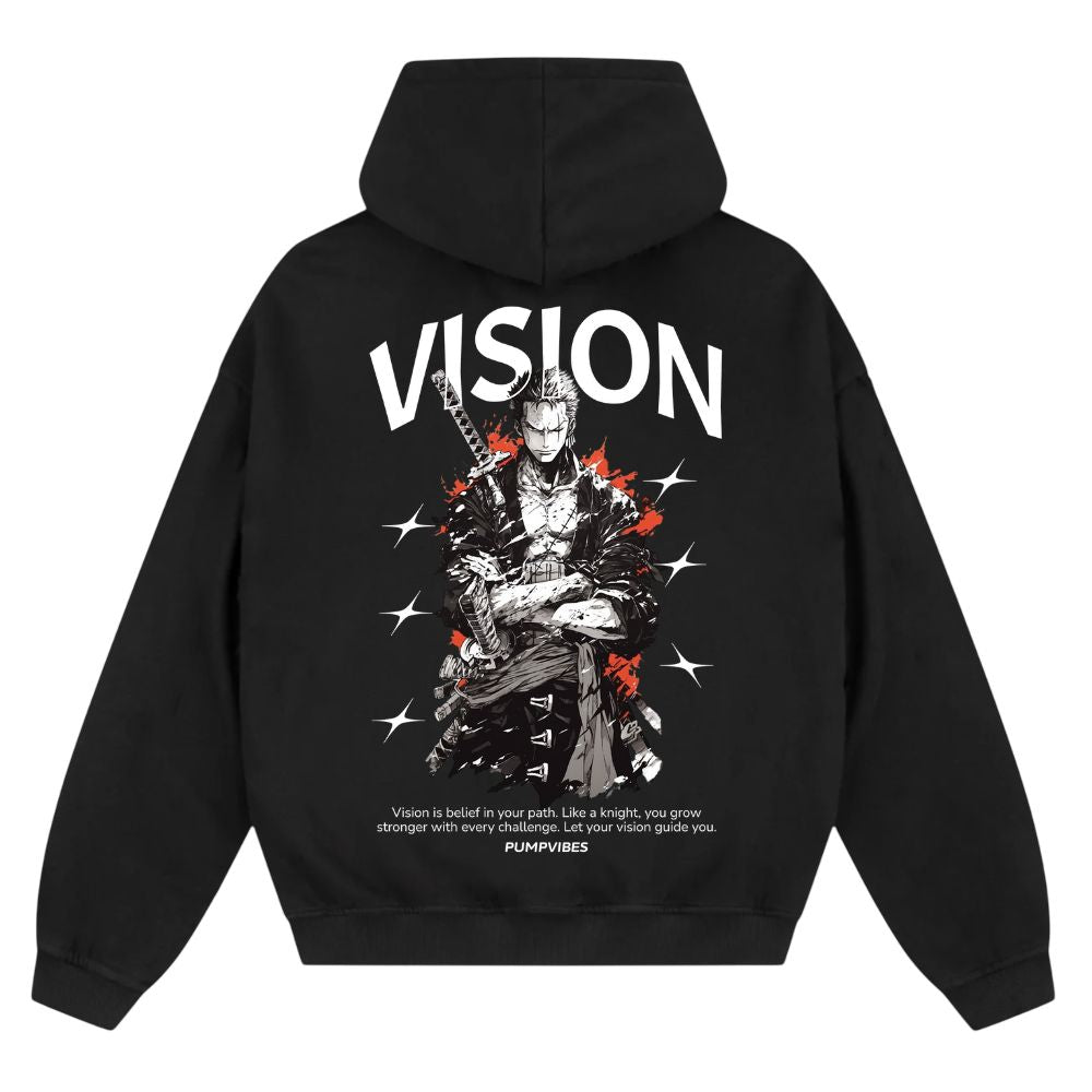 Vision Oversize Zipper Hoodie