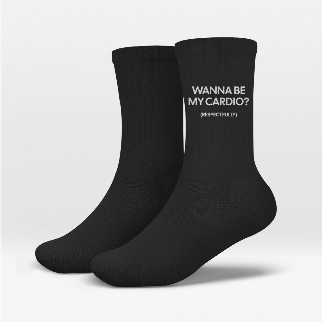 Wanna Be My Cardio Socken
