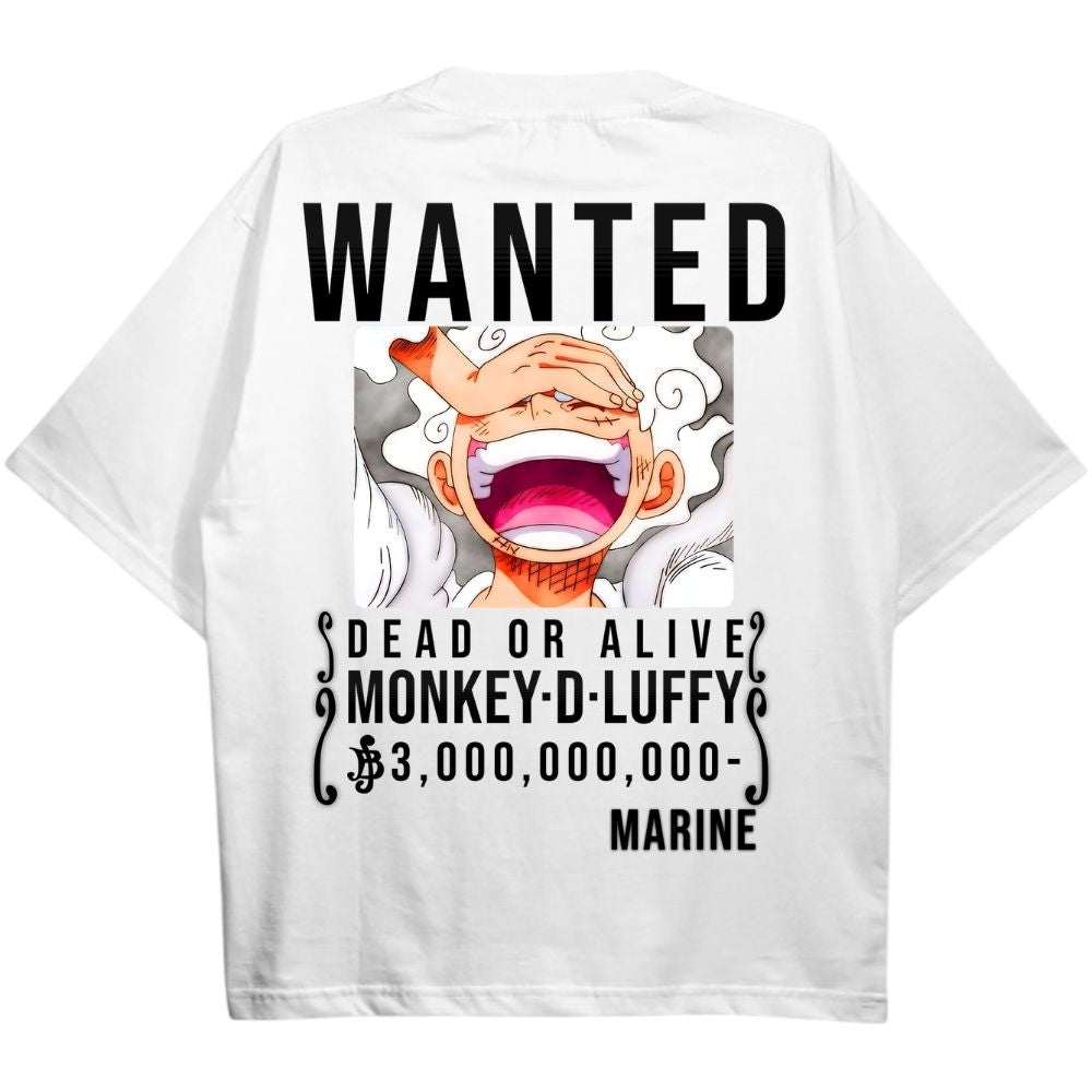 Wanted Luffy Oversize Shirt