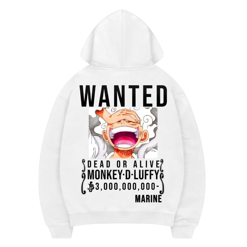 Wanted Luffy Hoodie