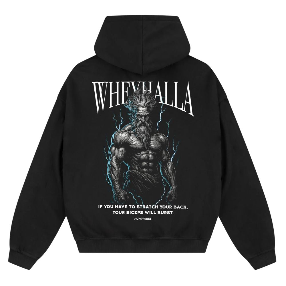 Wheyhalla Oversize Zipper Hoodie